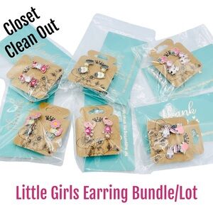 New Little Girls Hypoallergenic Earring Bundle/Lot